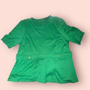 Eloquii Emerald Green Top